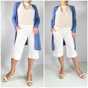 LILLY PULITZER palm beach Courtney 65204 white Capri - pants trousers shorts 4